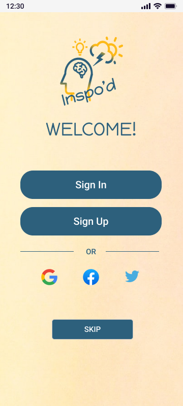 Welcome Page