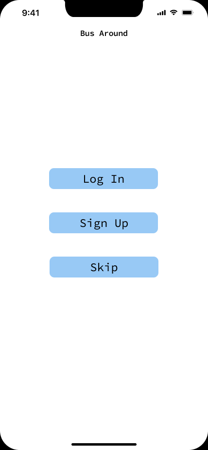 Log in Page